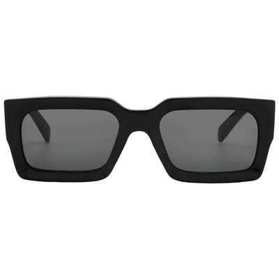 Pre-owned Celine Bold 3 Dots Grey Rectangular Ladies Sunglasses Cl40280u 01a 54 In Gray
