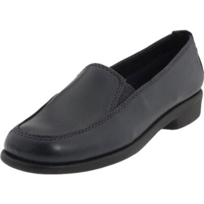 

Hush Puppies Женские темно-синие кожаные лоферы Heaven, ширина 6 (C, D, W) BHFO 5971, Navy leather, Heaven