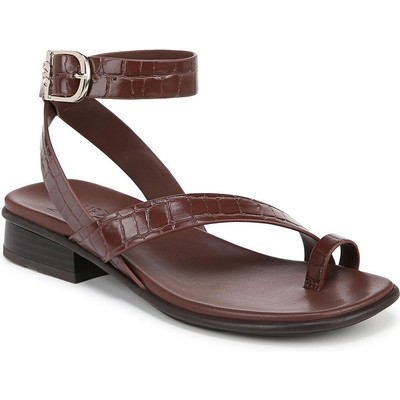 Naturalizer Womens Birch Brown Ankle Strap Shoes 10 Medium (B,M) BHFO 8296