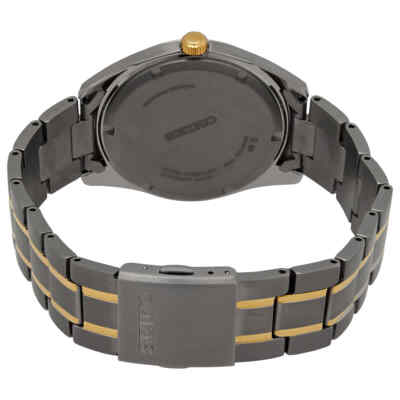 Pre-owned Seiko Essentials Quartz Green Dial Men's Watch Sur377