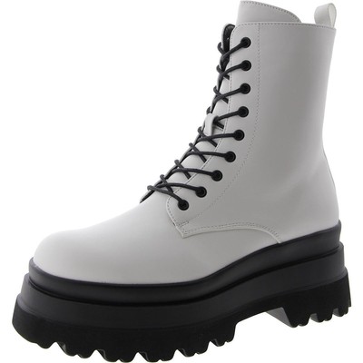 Женские ботинки Steve Madden из кожи Лука в армейском стиле и на шнуровке BHFO 5208