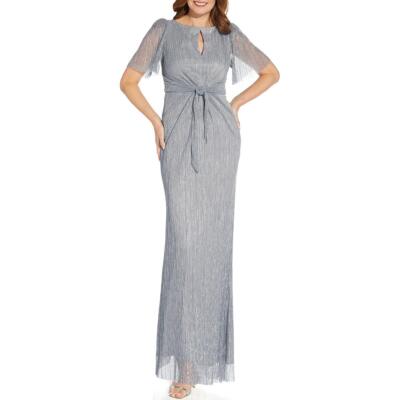 

Adrianna Papell Womens Stardust Metallic Mermaid Evening Dress Gown BHFO 9071