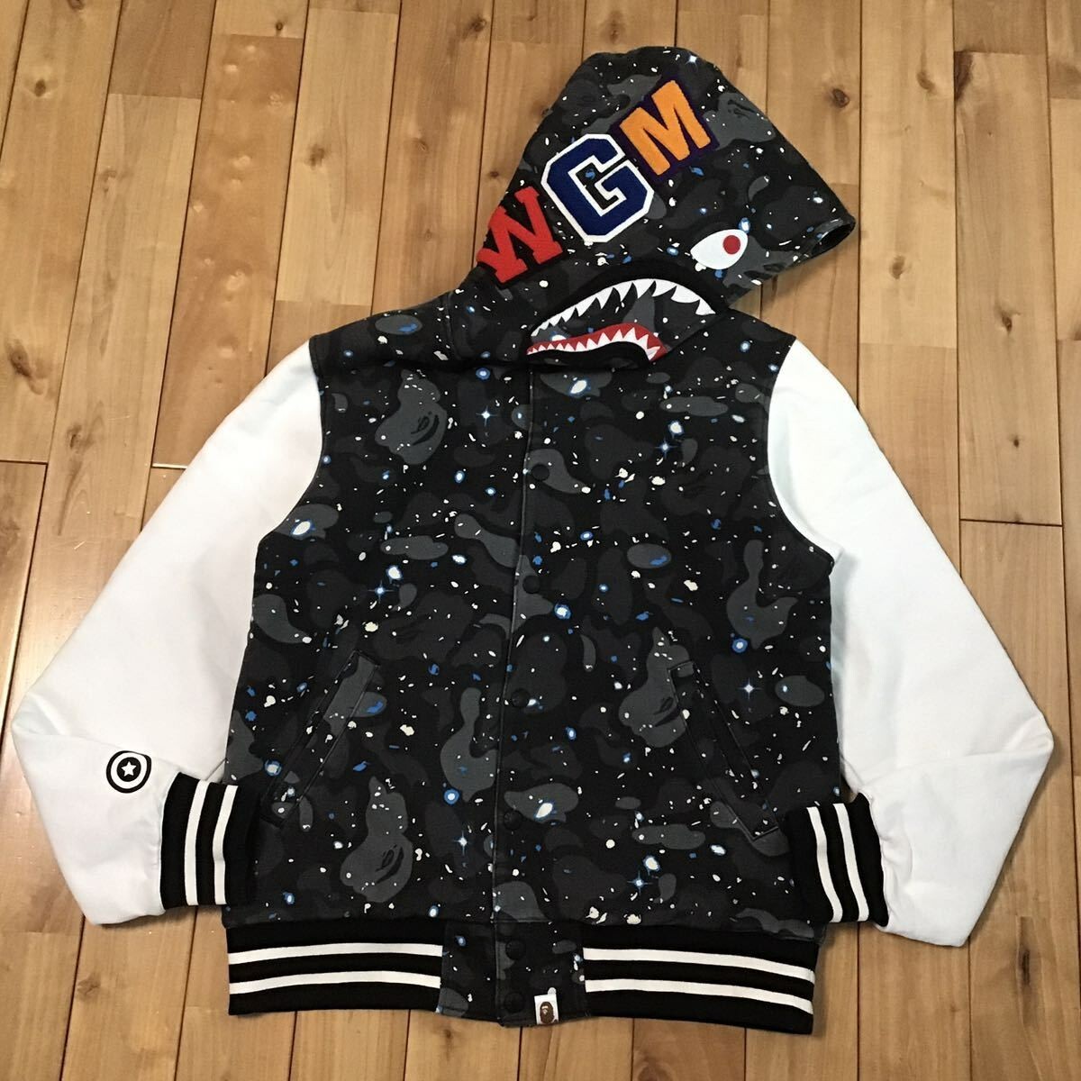 ★ BAPE★ COOKIE CAMO 2 VARSITY JACKET XS COOKIE CAMO 2 | bape.com