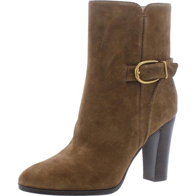Veronica Beard Женские замшевые ботильоны Viv коричневого цвета Boots 7 Medium (B,M) BHFO 9663