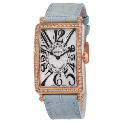 Мужские часы Franck Muller Long Island Quartz с белым циферблатом и бриллиантами, 952 QZ D 1R HO