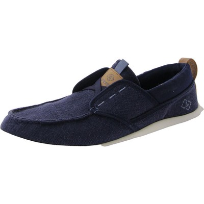 Мужские мокасины Sperry captain Boat SC Baja темно-синего цвета без шнуровки 9 Medium (D) BHFO 0014