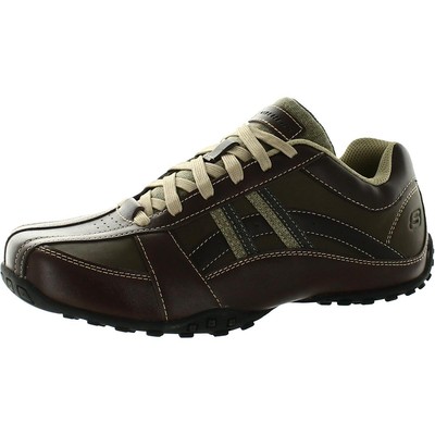 

Мужские коричневые кожаные кроссовки Skechers Citywalk-Malton, ширина 8 (E) BHFO 4975, Коричневый