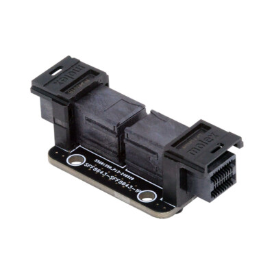 PCI-Express 4.0 Mini SAS HD SFF-8643 Female to SFF-8643 Female PCBA Adapter