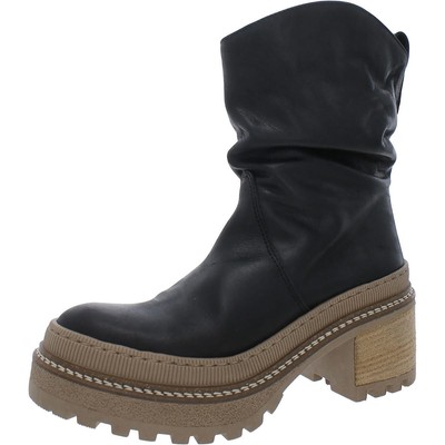 Free People / женские черные ботинки Mel до середины икры Shoes 7 Medium (B,M) BHFO 3379