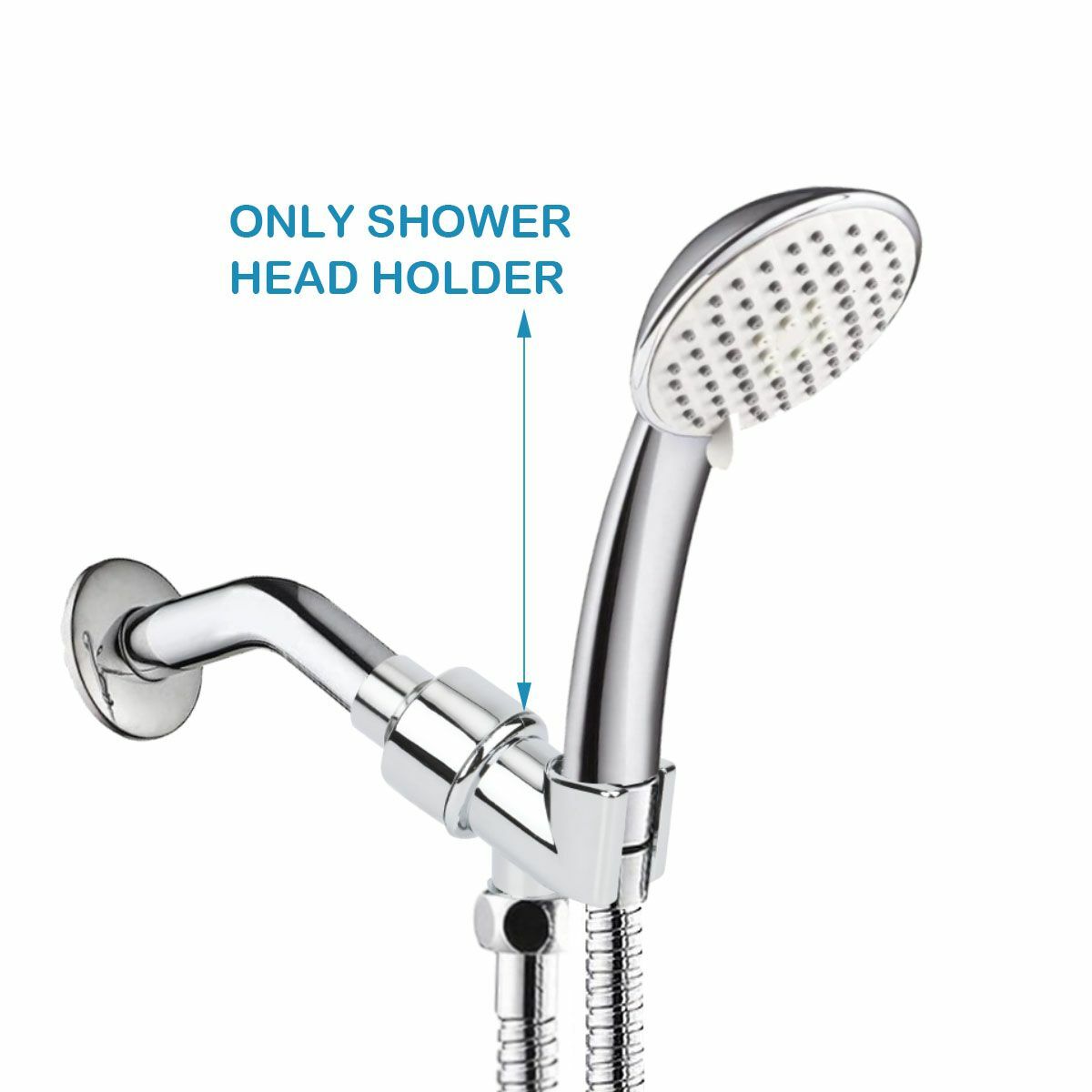 360° Adjustable ABS Bathroom Universal Shower Head Holder Handheld Shower G1/2