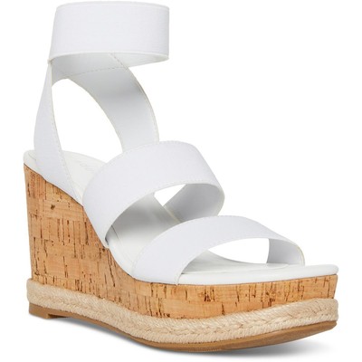 Madden Girl / женские белые босоножки Marandaa на танкетке, 8 средних размеров (B,M), BHFO 4968