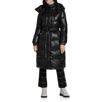 

Женская черная пуховая парка Woolrich Aliquippa Верхняя одежда  BHFO 1989, Черный, Aliquippa