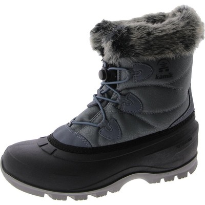 Зимние ботинки Kamik Womens Momentum Lo Blue Winter 8 среднего размера (B,M) BHFO 2722