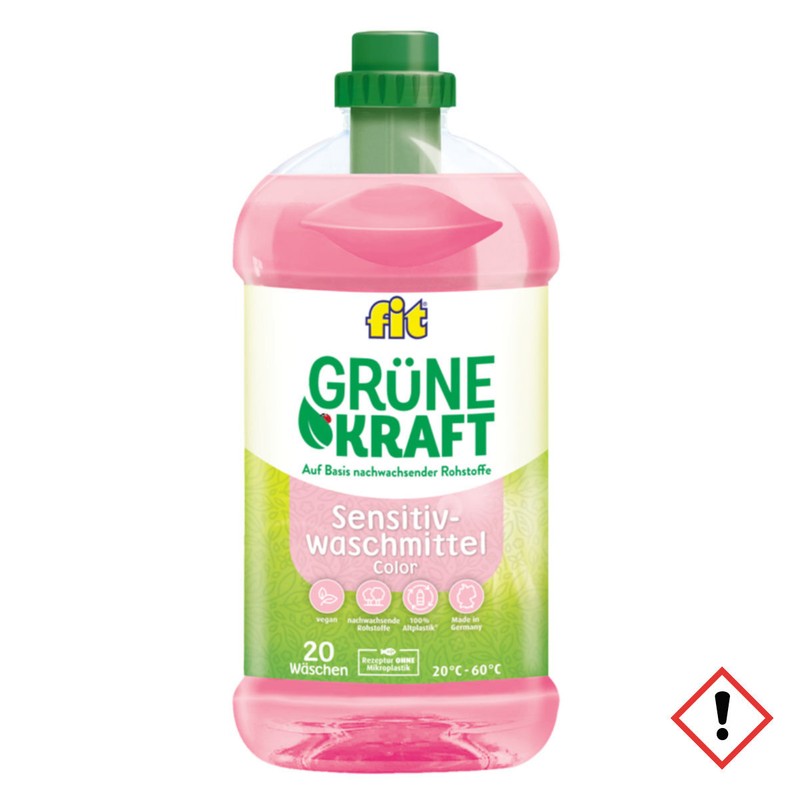 AdaptÃ© Vert Puissance Colorwaschmittel Sensitif 20 Charges De Lavage 1320ml