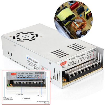 Switching Mode Power Supply Transformer AC-DC 12V 30A 360W Regulated Adapter