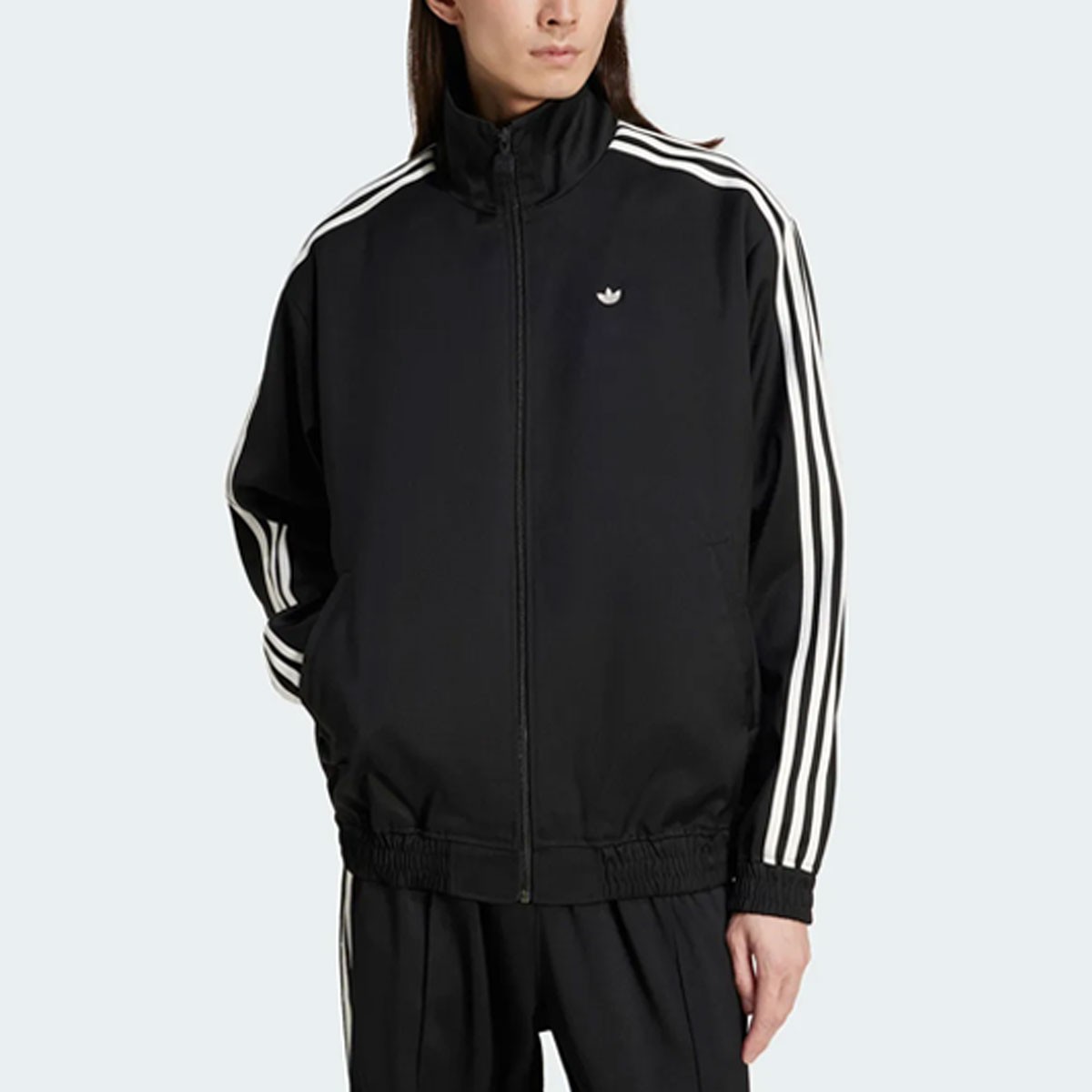 Adidas Originals Mens FIREBIRD TRACKTOP JACKET JC6357 Black ASIAN FIT