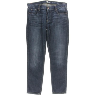 

Женские джинсы скинни с голубыми усами Josefina 7 For All Mankind  BHFO 1419, Синий