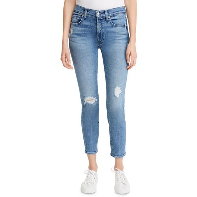 

7 For All Mankind Женские джинсы скинни с потертостями до щиколотки BHFO 8738, Adelphi, 7U004120