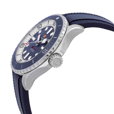 Pre-owned Breitling Superocean Automatic Chronometer Blue Dial Men's Watch A17378e71c1s1