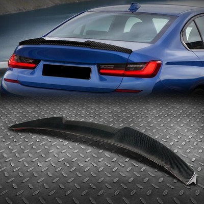 ДЛЯ 19-22 BMW 3-SERIES СЕДАН ИЗ УГЛЕРОДНОГО ВОЛОКНА M4 DUCK BILL ЗАДНИЙ СПОЙЛЕР КРЫШКИ БАГАЖНИКА