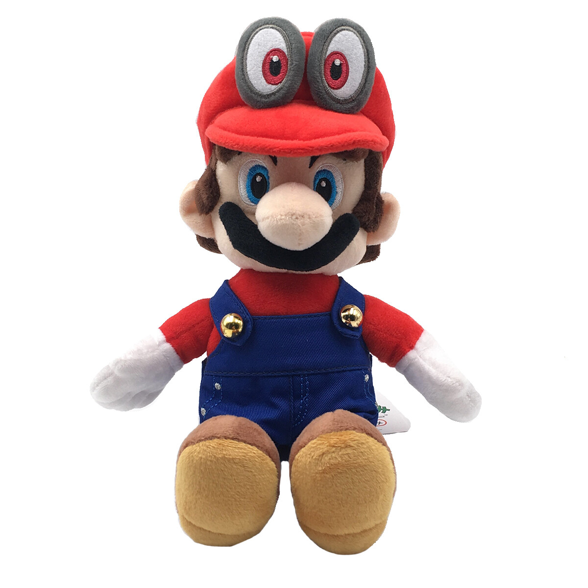 mario plush removable hat