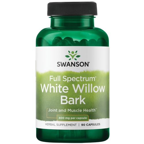 Swanson White Willow Bark 400 mg 90 Capsules