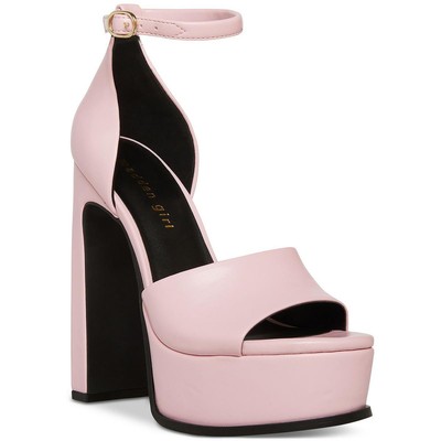 Madden Girl Womens Babydoll  Pink Platform Sandals 9.5 Medium (B,M) BHFO 7913