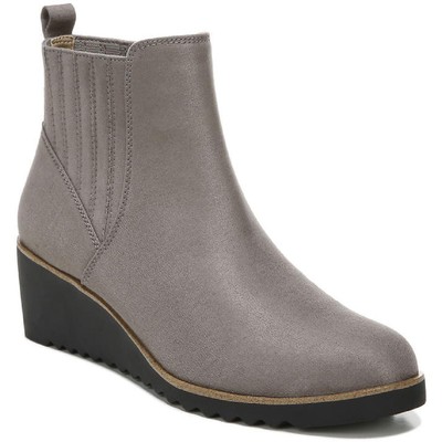 Женские ботильоны LifeStride Zenith серого цвета на танкетке шириной 10 см (C, D, W) BHFO 9489