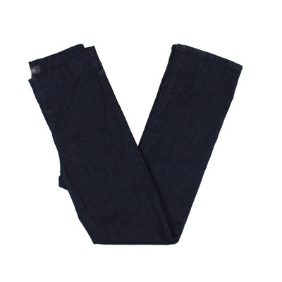 

NYDJ Womens Marilyn Blue Pull On Flat Front Джинсовые прямые брюки  BHFO 1709, Langley
