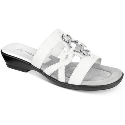 Легкие уличные женские босоножки Torrid White Slide шириной 11 см (C, D, W) BHFO 3420
