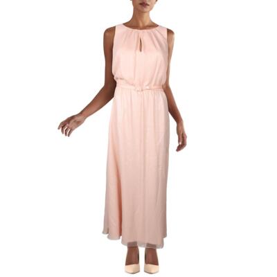 

Женское розовое шифоновое коктейльное и вечернее платье Lauren Ralph Lauren  BHFO 6396, Pale pink