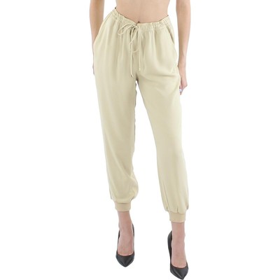

Lauren Ralph Lauren Womens Mitsiza Crepe Легкие спортивные штаны до щиколотки BHFO 7032, Natural, Mitsiza