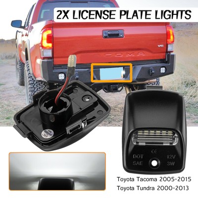 toyota tundra license plate light bulb