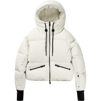 Pre-owned Moncler Grenoble Allesaz Bomber - Women's In Beige