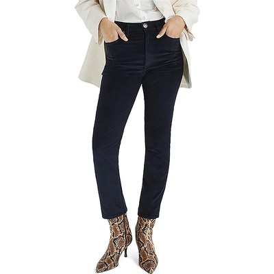 Женские темно-синие узкие прямые брюки Rag & Bone с высокой посадкой, 29 BHFO 5261