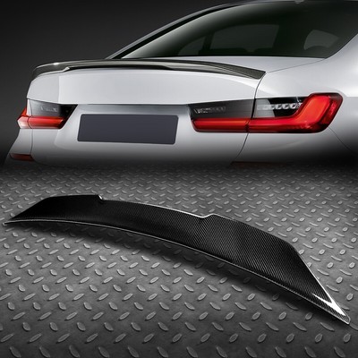 ДЛЯ 19-22 BMW 3-SERIES SEDAN КАРБОНОВЫЙ V-ОБРАЗНЫЙ СПОЙЛЕР ЗАДНЕГО БАГАЖНИКА С УТИНЫМ КЛЮВОМ