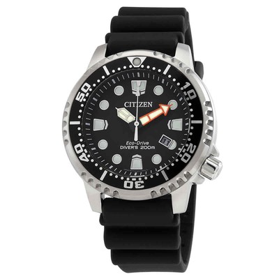Pre-owned Citizen Eco-drive Promaster Black Dial Men's Watch Bn0150-10e