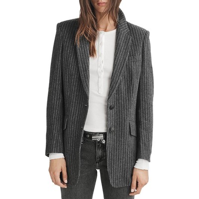 Женский деловой блейзер на одной пуговице Rag & Bone Charles Gray 4 BHFO 4835