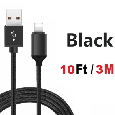 3 Pack Fast Charger USB Cable For iPhone 6 7 8Plus iPhone XR Xs Max 11 12 13 Pro