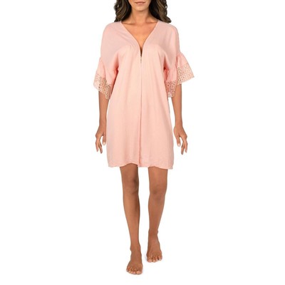 

Женское розовое многослойное платье для плавания Area Stars с открытой передней частью  BHFO 4010, Розовый