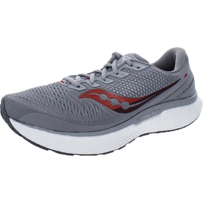 

Saucony Мужские кроссовки TRIUMPH 18 серые кроссовки 10.5 Medium (D) BHFO 1475, Alloy/red, TRIUMPH 18