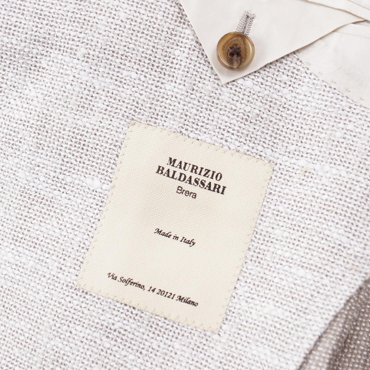 Pre-owned Maurizio Baldassari Slim-fit Silk-cotton 'soft Jacket' Sport Coat 40r (eu 50) In Gray