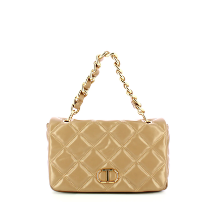 NEW Twin Set Borsa a mano Matelass Light Taupe 232TB7151 LIGHT TAUPE AUTH