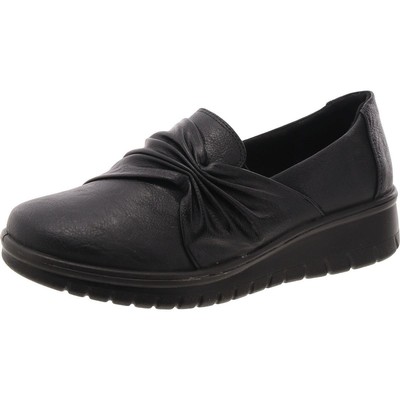 Easy Street Womens Faith Black Casual And Fashion Sneakers 8 Wide (C,D,W) 3035