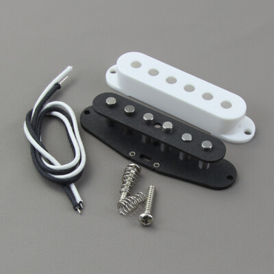 FLEOR Alnico V Single Coil Pickup Bobbin Kit Staggered Pickup Bobbin for ST