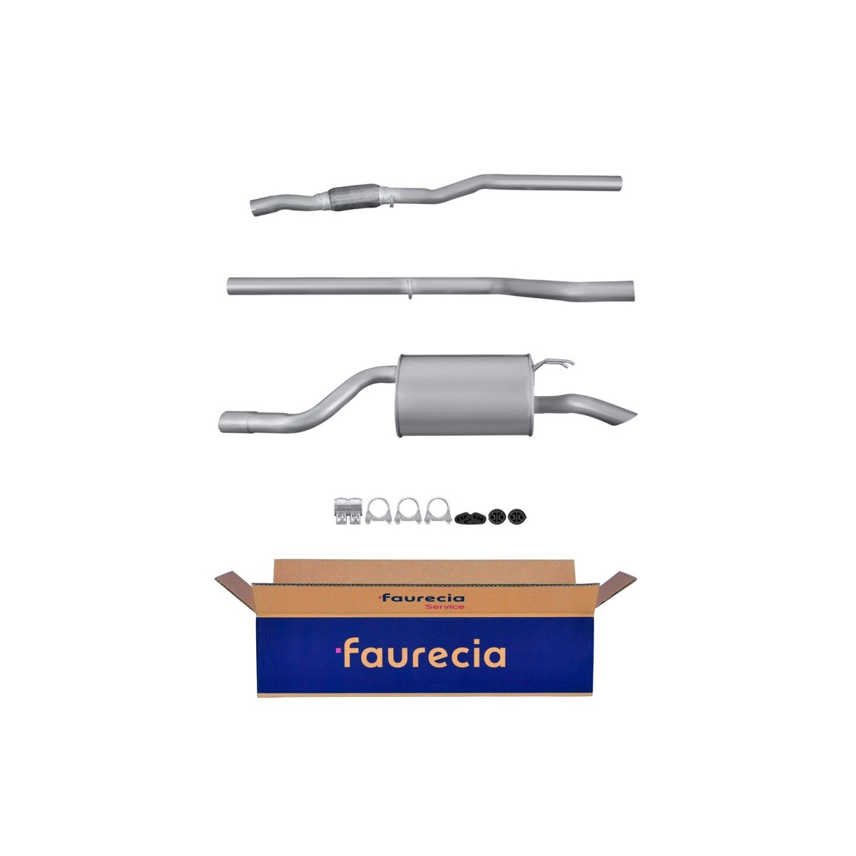 Endschalldämpfer FAURECIA Aftermarket-Expertise für u.a. FIAT IDEA
