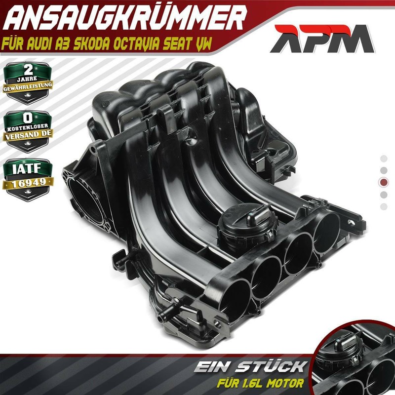 AnsaugbrÃ¼Cke AnsaugkrÃ¼Mmer FÃ¼R Audi A3 Skoda Octavia Vw Bora Caddy Golf Seat 1.6