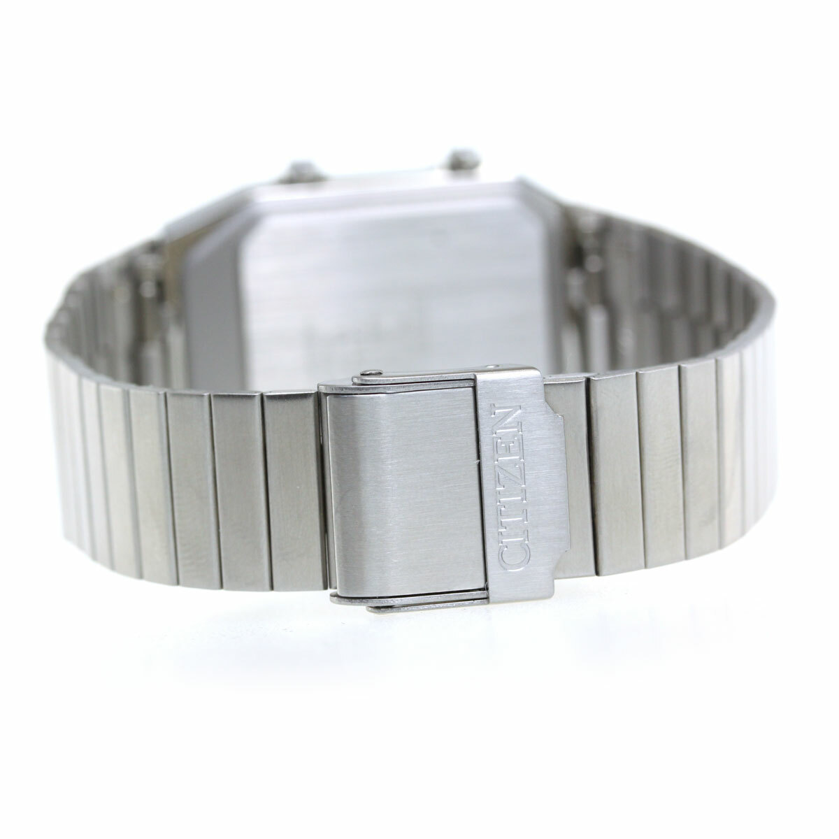 Pre-owned Citizen Ana-digi Temp Reprinted Edition Silver Jg2101-78e F/s From Japan
