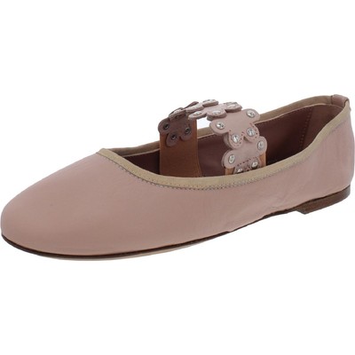 

Красные женские розовые кожаные балетки Valentino 37 Medium (B,M) BHFO 9444, Botti/glia, JQ0S0878