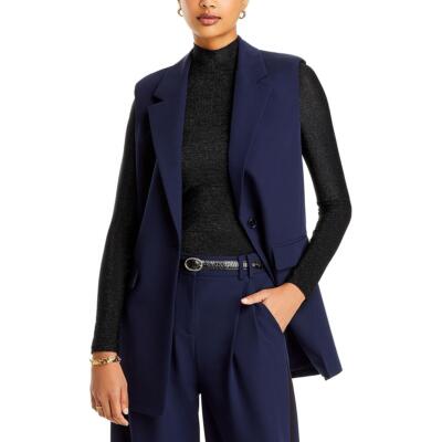 Kobi Halperin Womens Regan Navy  Notch Collar Suit Vest XXL BHFO 4828